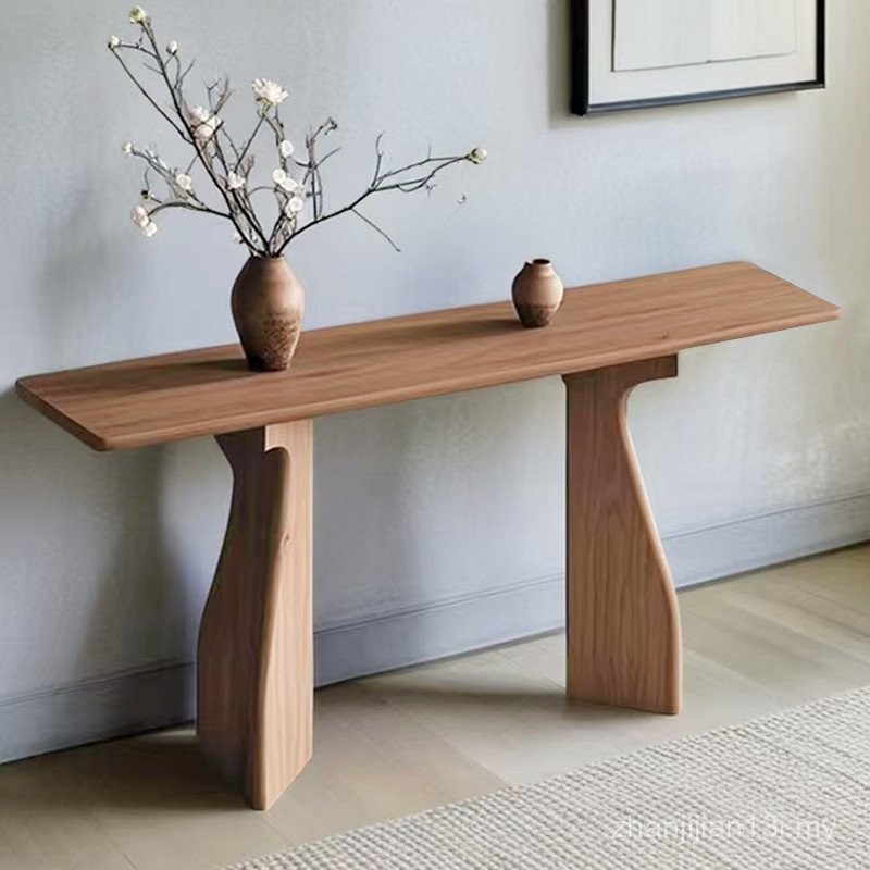 New Chinese Style Solid Wood Entrance Table Entrance Hall Entrance ...