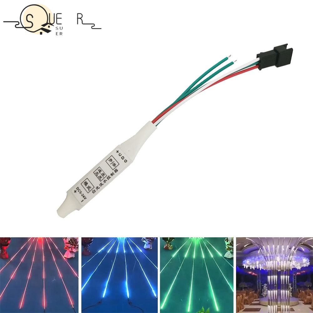 SUEREN LED Strip Light Controller, DC5V-24V 3Keys Reflux Pixel ...