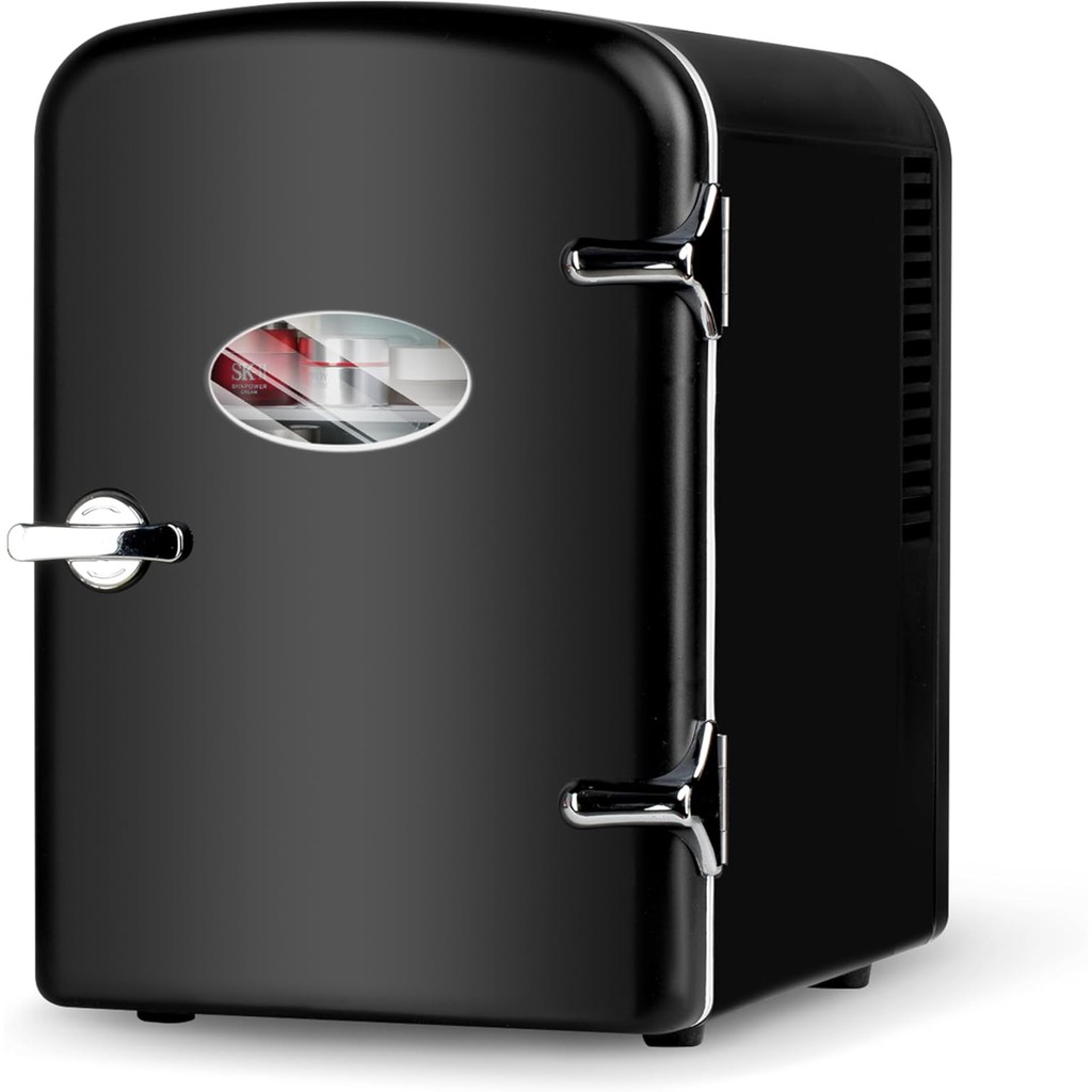 HealSmart Portable Mini Fridge, 4 Liter 6 Can Cooler and Warmer Compact ...