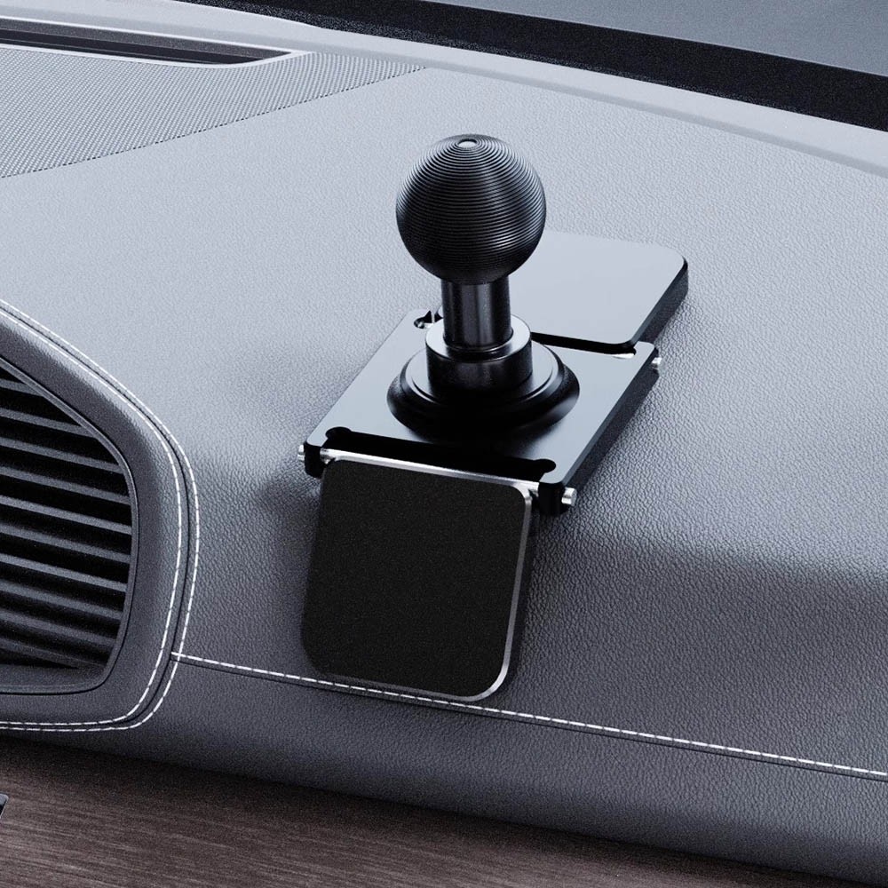 thumbnail image 2 of Adhesive Base Phone Mount Double 17mm Ball Joint Adapter Stable Car Kitchen Office Installation 2 of 13