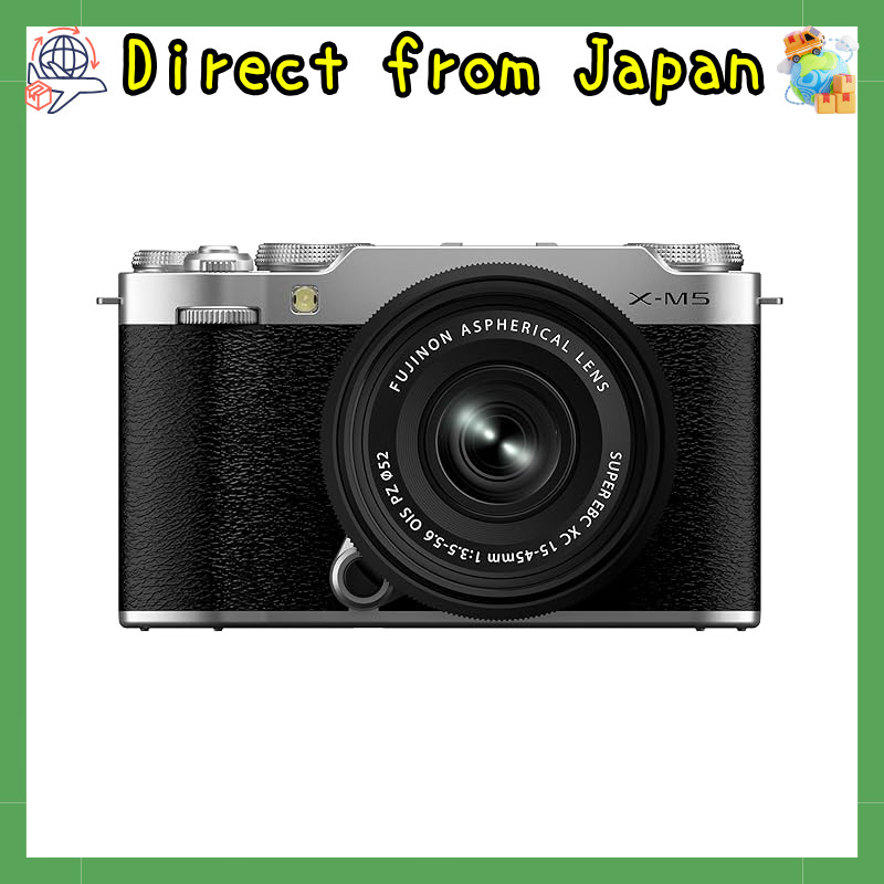 FUJIFILM X-M5 Mirrorless Camera Lens Kit (XF15-45) - Black & Silver ...