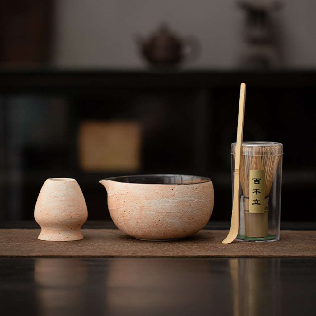 matcha bowl with spout chawan matcha set tools 抹茶工具 matcha whisk set ...