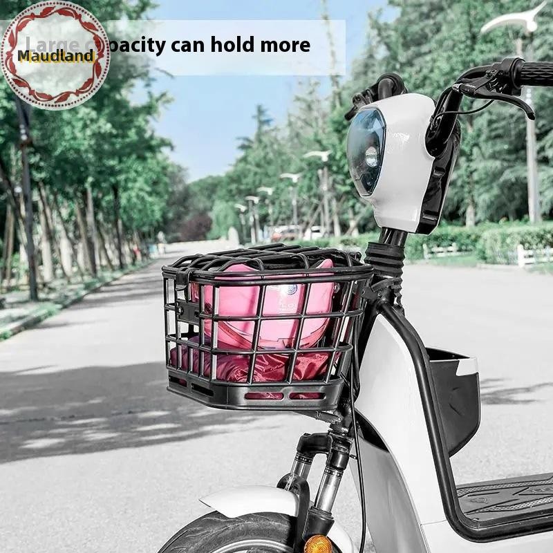 Maudland 1 Set Large Capacity Anti Extrusion Bike Front Basket ck PC ...