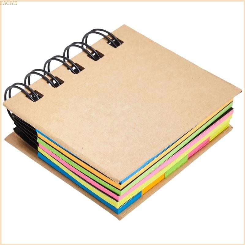 FACY Hard Cover Memos Pad Self-Adhesive Sticky Note Note Pad Small ...