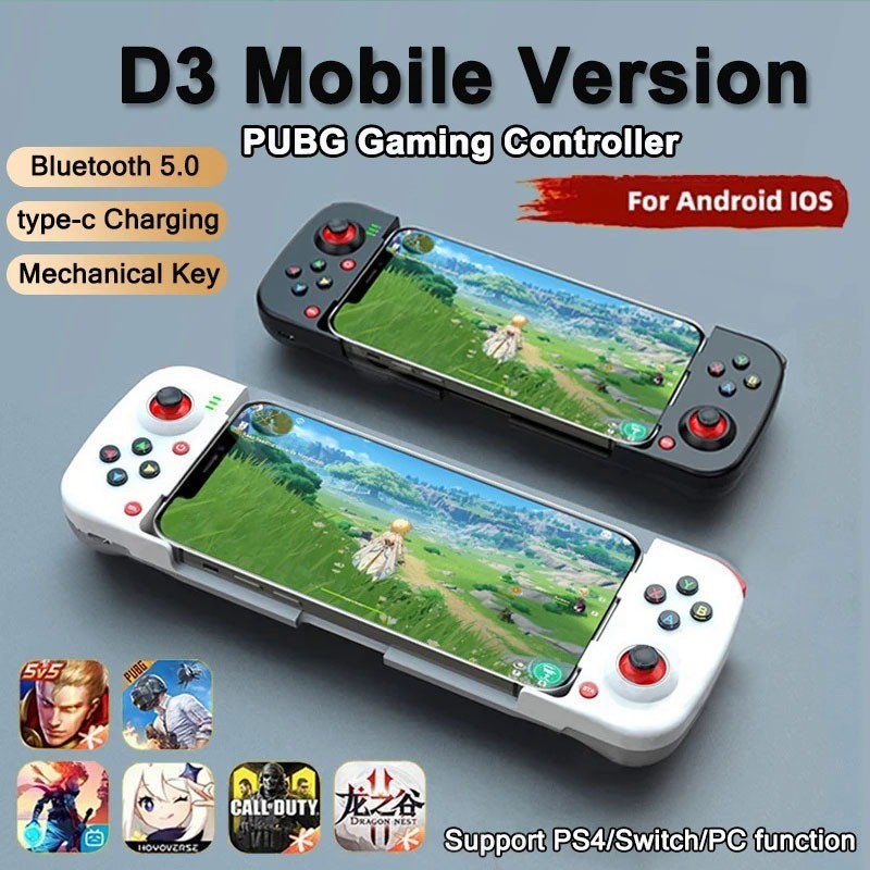 For PS4 Switch joystick Wireless BT 5.0 Stretchable Game Controller For ...