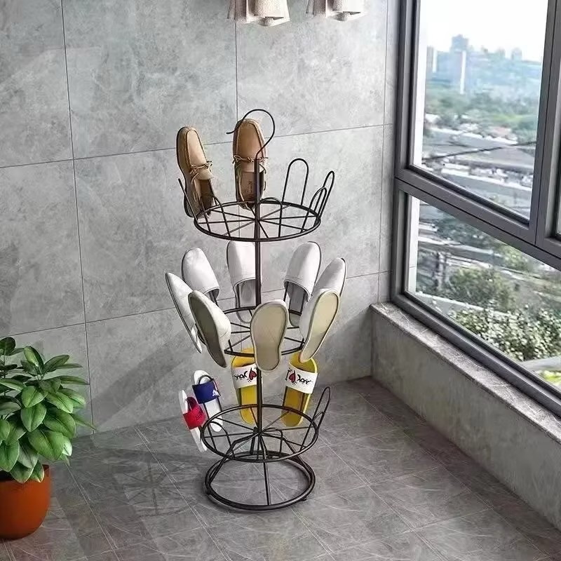 Public 1 / 2 / 3 Layers Shoe Drying Rack Floor Standing Shoe Rack ...