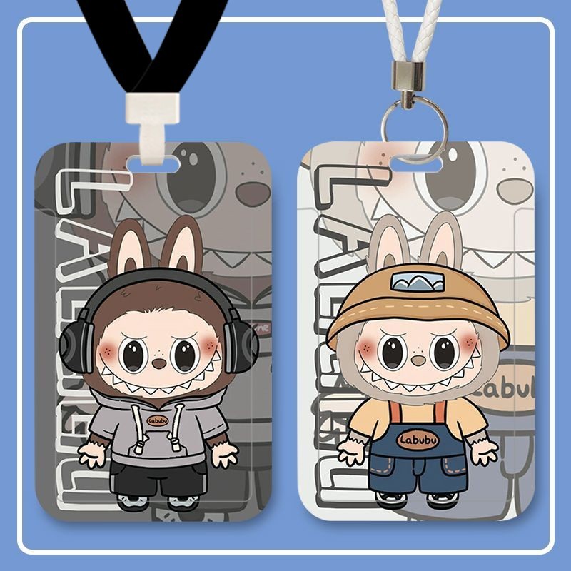 [LABUBU Card Holder] LABUBU LABUBU Sliding Cover Card Holder Campus ...