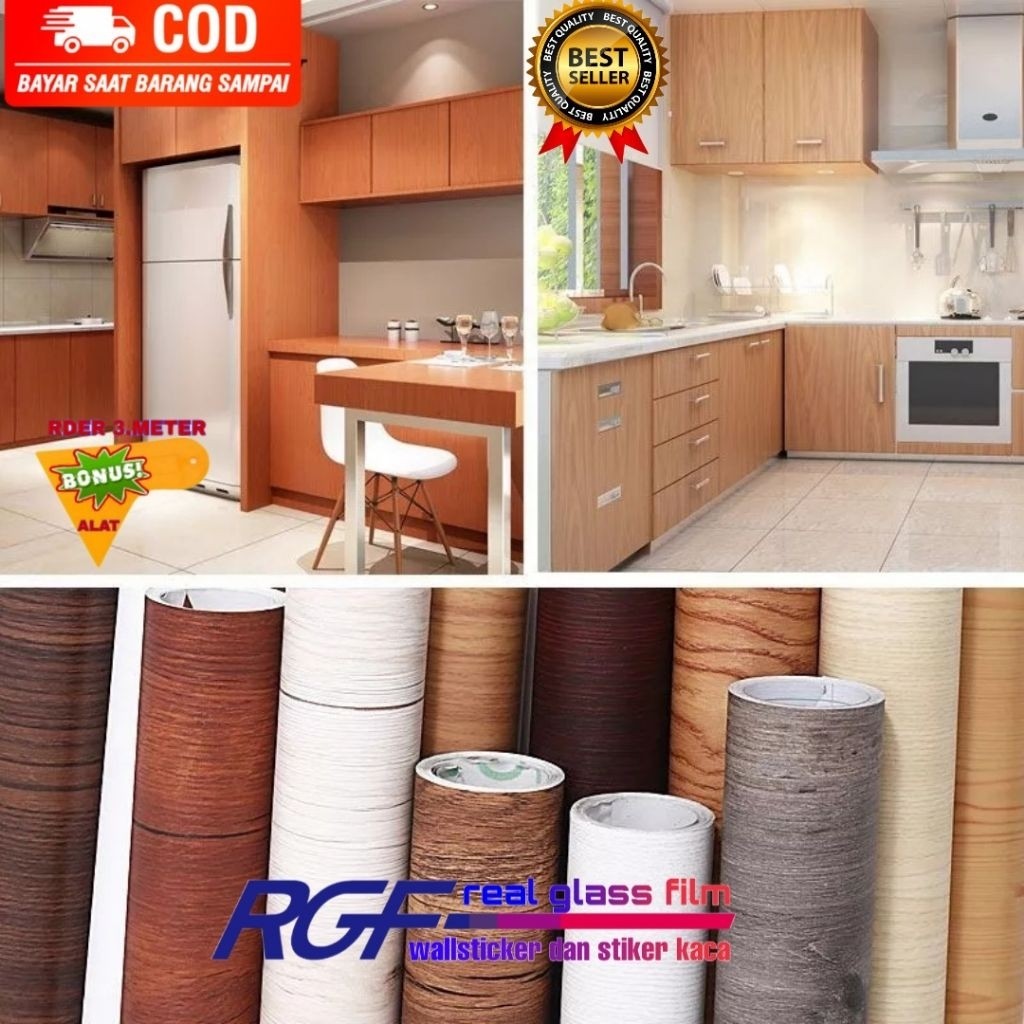 HPL STICKER / HPL WOOD MOTIF / TRIPLEK CLOSET COATING TABLE WALL ...