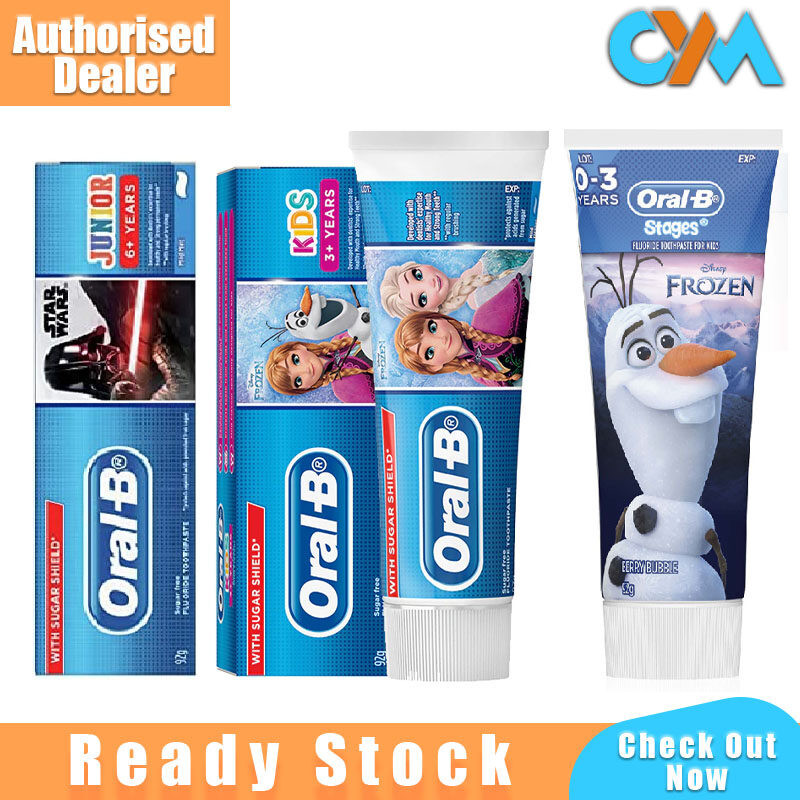 OralB Kids Toothpaste 92g Healthy Strong Mild Mint Ubat Gigi Kanak ...