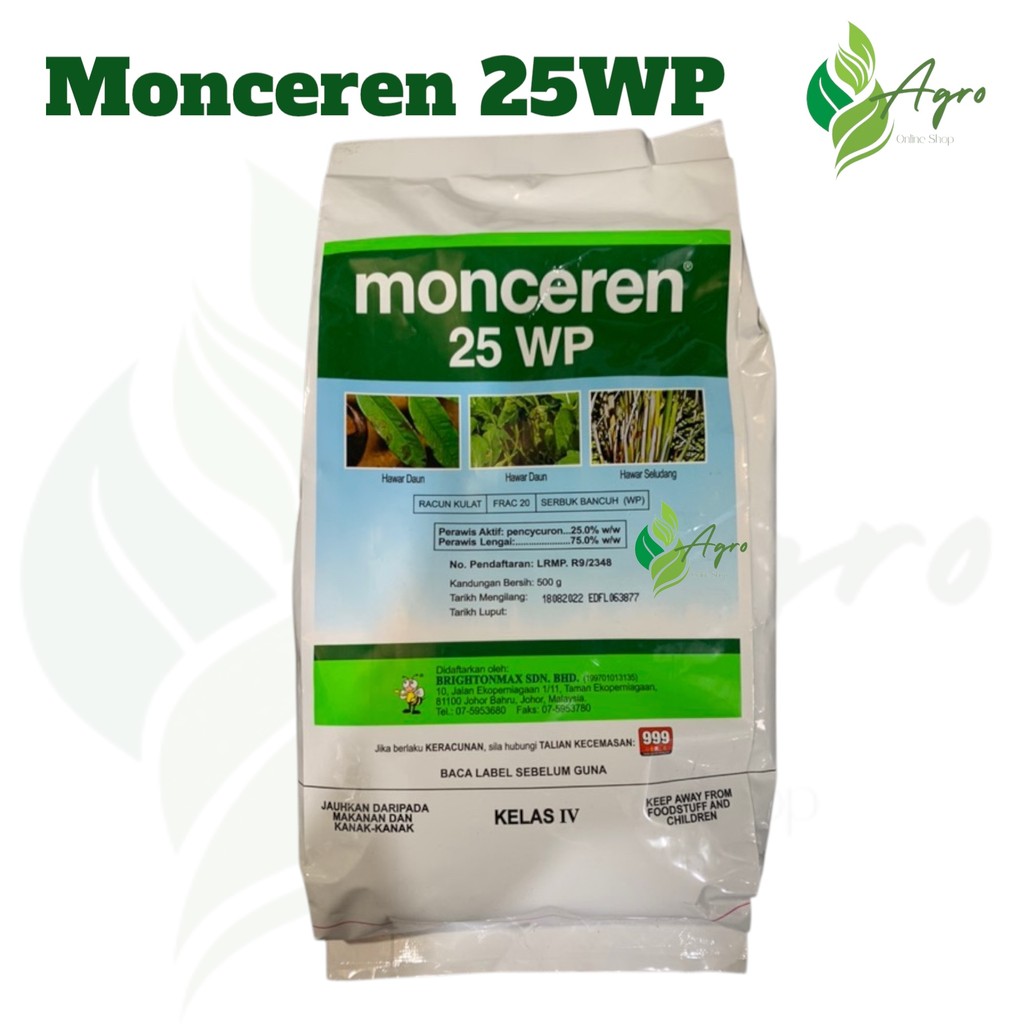 500G Monceren Pencycuron 25% Racun Kulat Fungicide | Shopee Malaysia