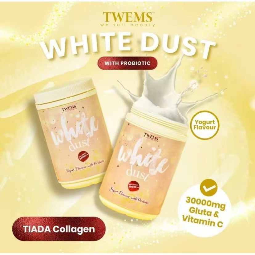 WHITE DUST YOGURT PROBIOTIC GLUTATHIONE 30000mg | Shopee Malaysia