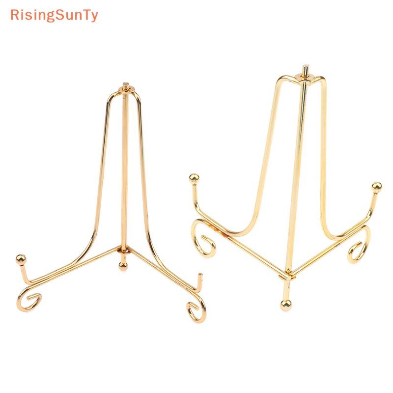[RisingSunTy] Gold Iron Display Stand Craft Bracket Book Holder Photo ...