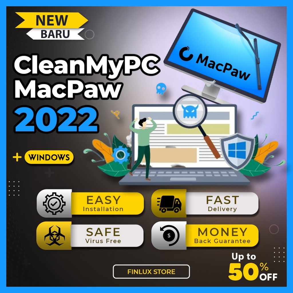 MacPaw CleanMyPC Latest v1.12.2.2178 Lifetime For Windows | Shopee Malaysia
