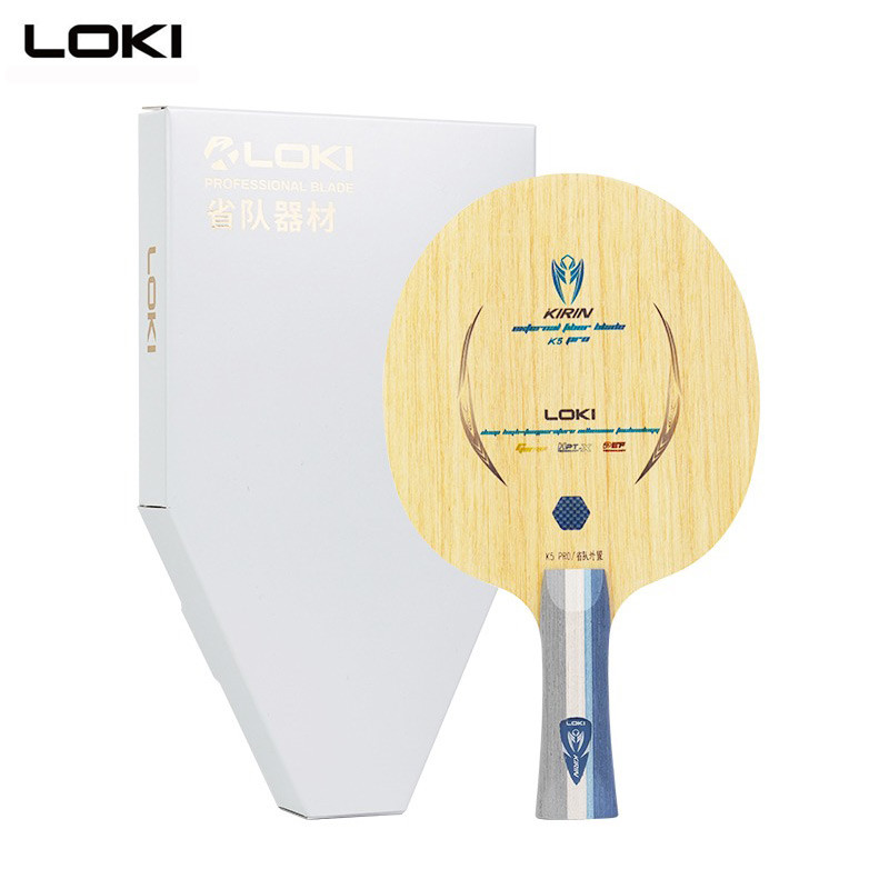 LOKI K5 PRO Table Tennis Blade（5Wood+2GNF Fiber，OFF+）Outer Fiber Ping ...