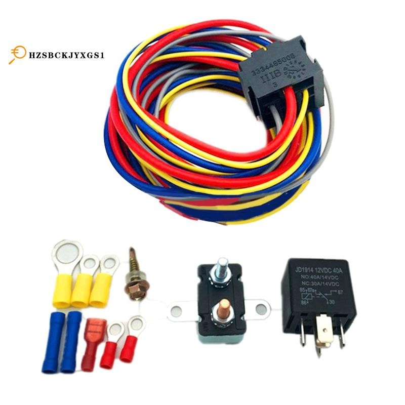 40205G 4-Pin Electric Fuel Pump Harness & Relay Wiring Kit with