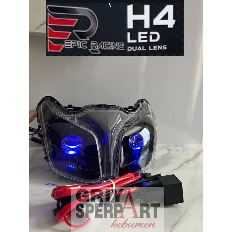 CAHAYA Jupiter Z1 custom Biled mini laser H4 original biled light ...