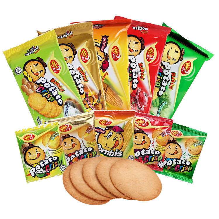 L Win-Win Biscuits Malaysia Imported Snacks Original Crispy Vegetable ...