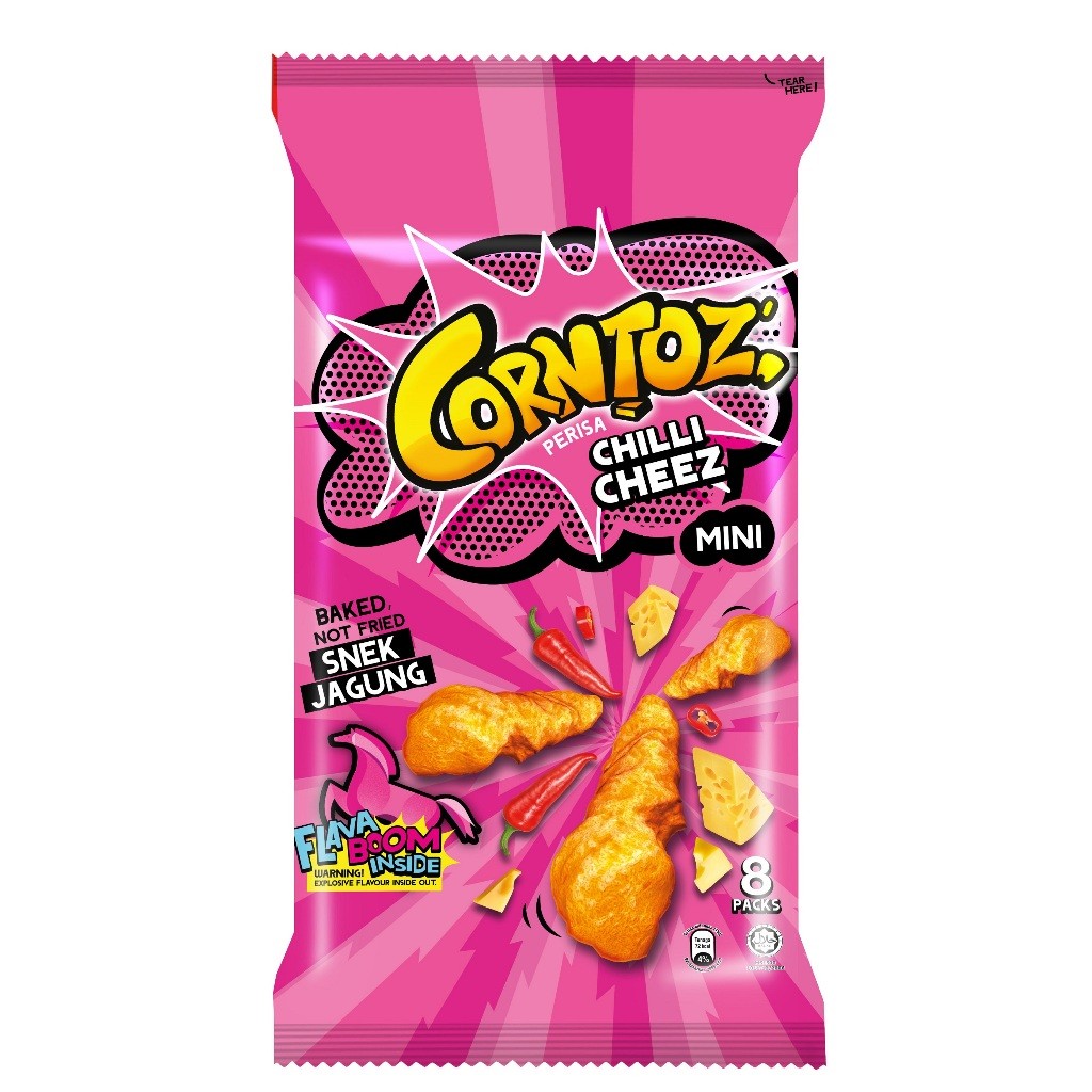 MAMEE Corntoz Chili Cheez Hotz And Spicy 15G X 8 | Shopee Malaysia