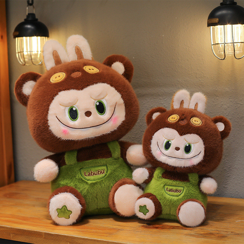 New Product Overalls labubu Doll labubu Plush Toy labubu Mystery Box ...