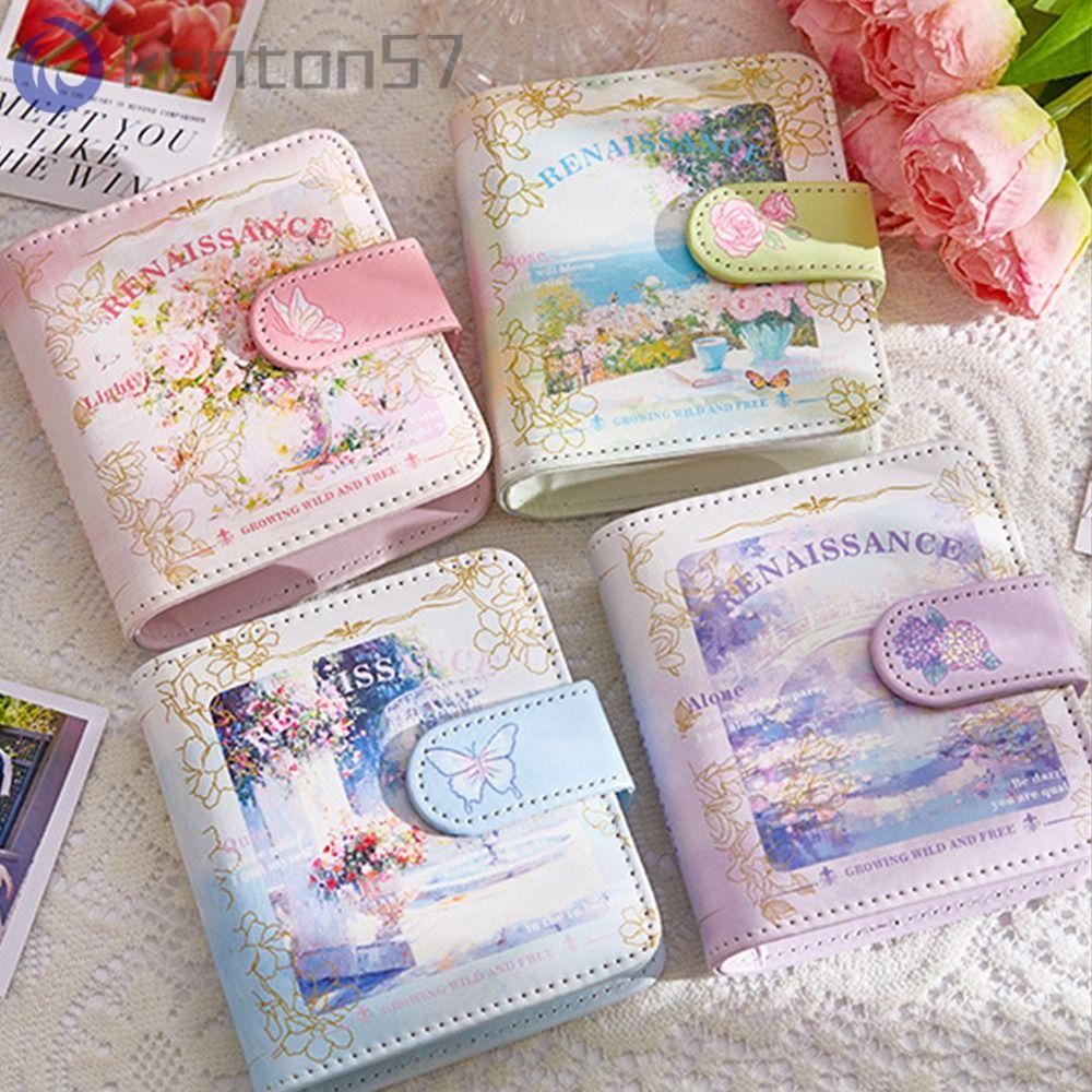 KENTON Mini 3-Ring Photo Album Holds, Refillable Vintage Card Storage ...