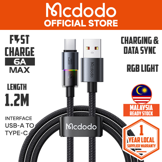 Mcdodo CA817 / CA818 / CA819 / CA820 Fast Charging Cable With 7 ...