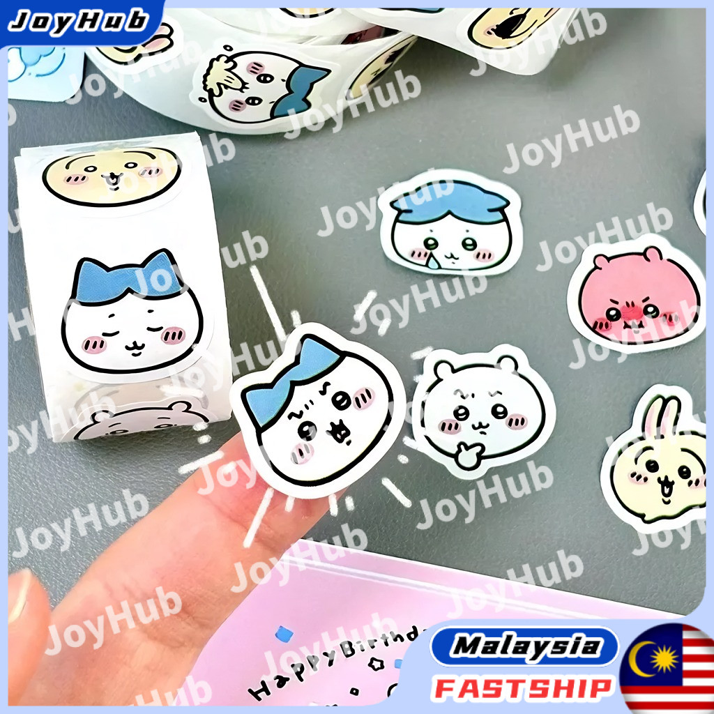 500pcs/Roll Chiikawa Loppy Capybara Kuromi Chiikawa Sealing Sticker ...