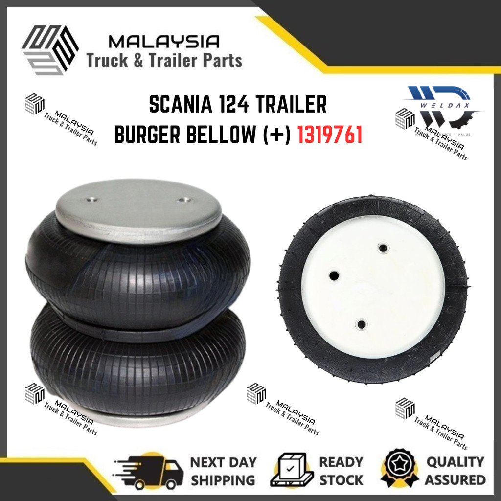 MTTP SCANIA 124 TRAILER BURGER BELLOW AIR SPRING (+) 1319761 | Shopee ...