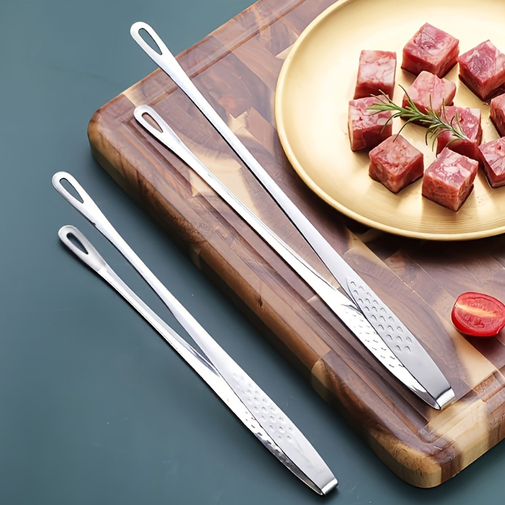 Multifunctional Non-Slip Handle Kitchen Cooking Tongs | Stainless Steel ...