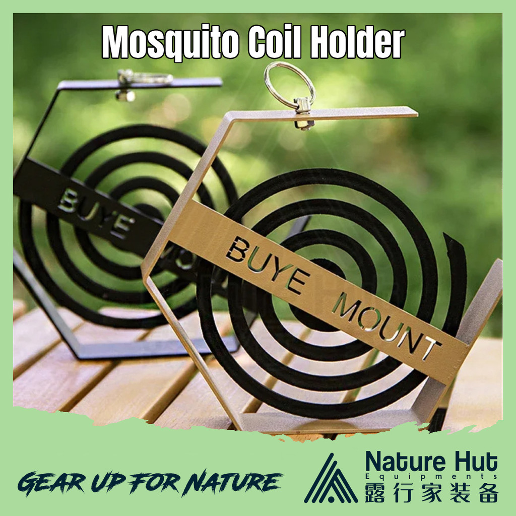 Outdoor Camping Hexagon Mosquito Coil Rack Holder Hanging Hook Ring ...