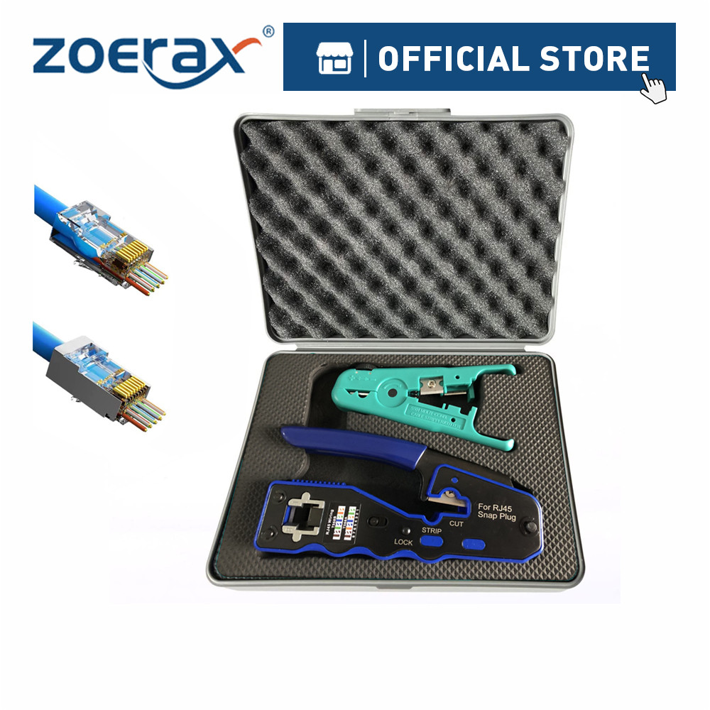 Zoerax RJ45 Ethernet Pass Through Crimping Tool | Shopee Malaysia