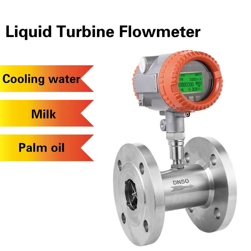 Liquid Turbine Flow Meter Diesel Fuel Turbine Flow Sensor Digital Oil ...