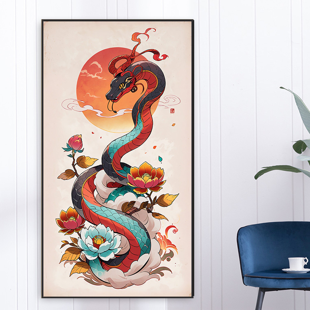5D DIY Full Round Drill Diamond Painting Animal Kit Home Decoration Art ...
