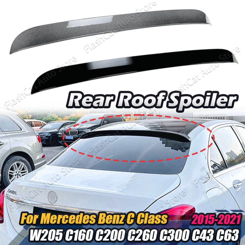 For Mercedes Benz C Class W205 Car Rear Roof Wing Tail Trunk Spoiler ...