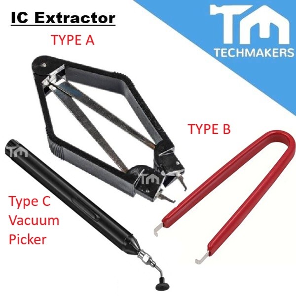 IC Chip Extractor Motherboard Circuit Board Component Puller Tool Techmakers