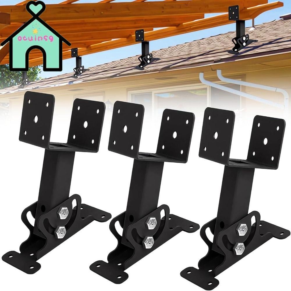 OTUINSG 1 Pack Riser Brackets, Adjustable Heavy Duty Roof Brackets ...