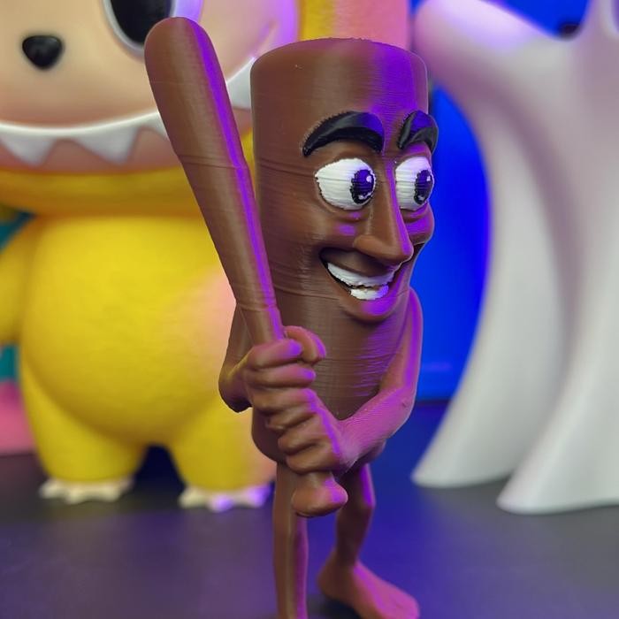 Unique Cute Figure Toy Anomali Brainroot Tung Tung Sahur - 3D Print ...