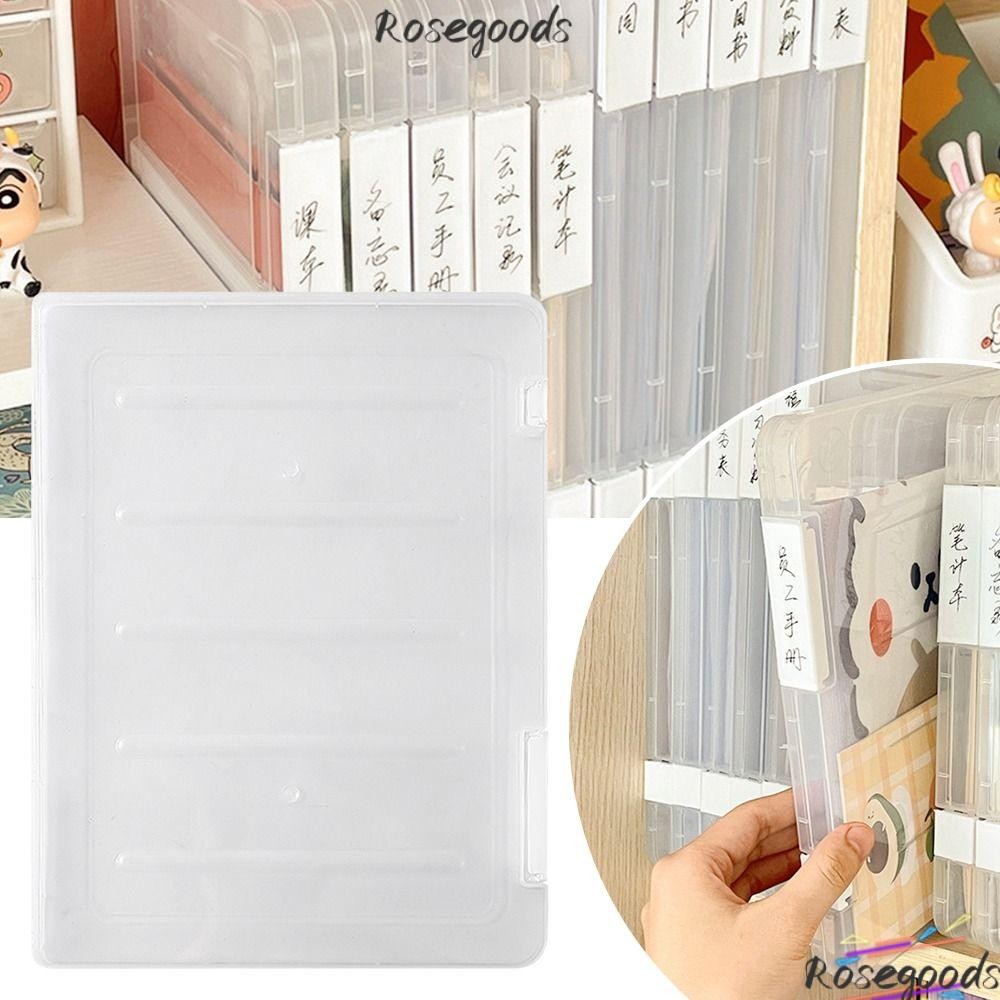 ROSEGOODS 1Pcs A4 Paper Storage Box, Sorting Folder Holder Desktop ...