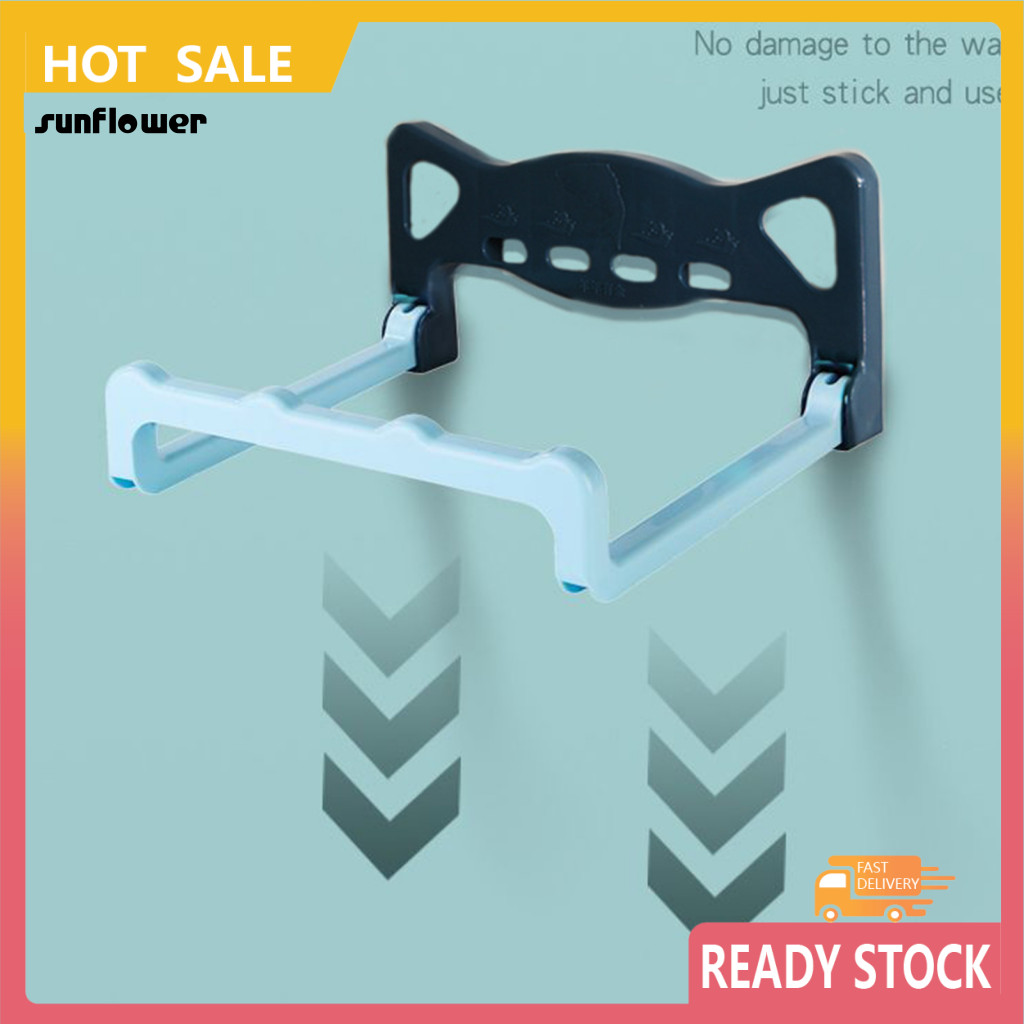 SF_ Wall-mounted Wash Basin Rack Wall-mounted Tool Organizer Foldable ...