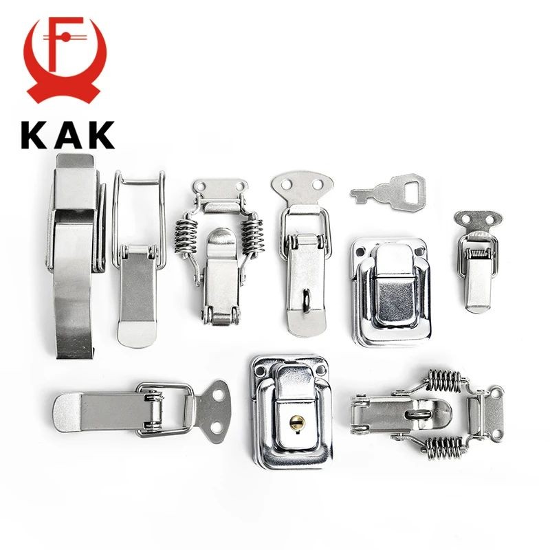 Cabinet Boxes Spring Loaded Latch Catch Toggle Hasp Mild Steel Hasp For ...