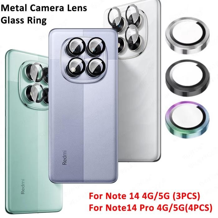 Redmi Note 14 4G / 14 5G / 14 Pro 5G Metal Ring Camera Cover | Shopee ...
