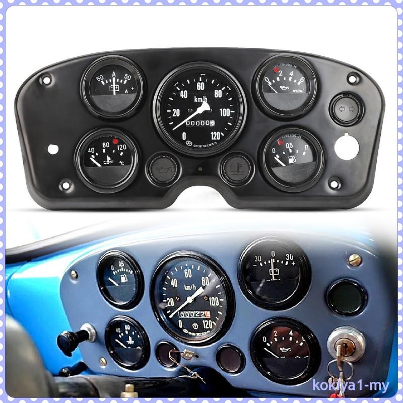 [KokiyaedMY] Generic 5 in 1 Gauge Cluster Water Temp Gauge Supplies Car ...