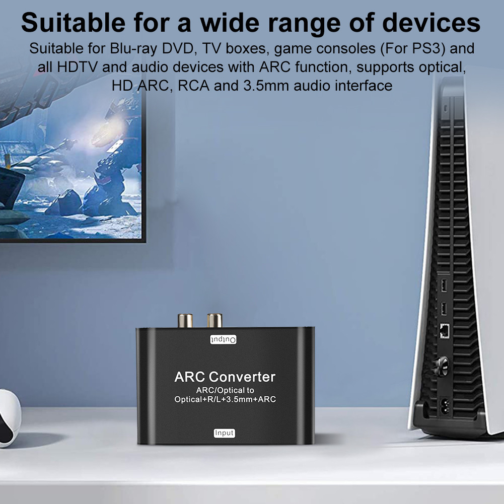 192Khz HDMI-Compatible ARC Return Extractor ARC SPDIF Optical To ...