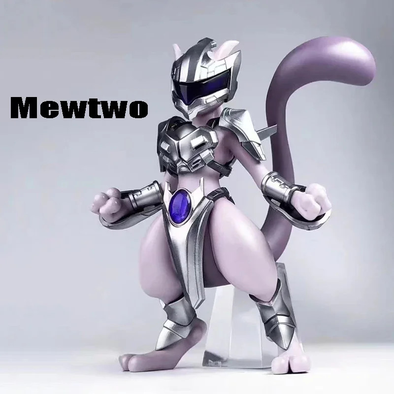 Figurine Pokémon Mewtwo Et Mew - 28 Cm, PVC Collector, Neuve