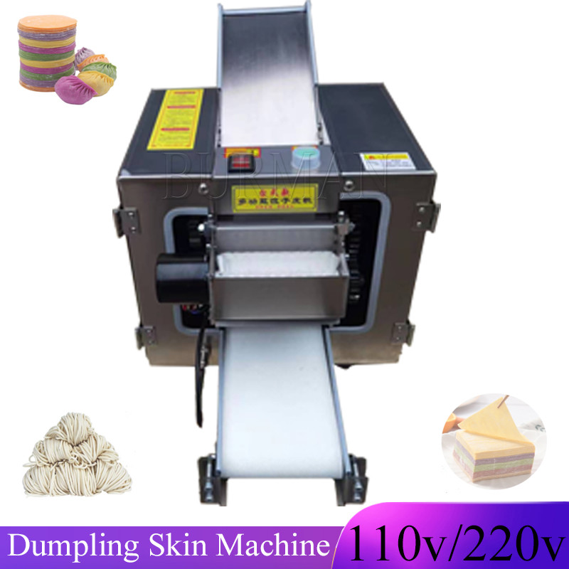 Wonton Skin Machine Noodle Maker Machine Commercial Electric Dumpling ...