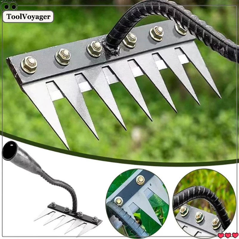 Garden Weeding Rake Cangkul Rumput Tajak Bergigi Wedding Grass Rake ...