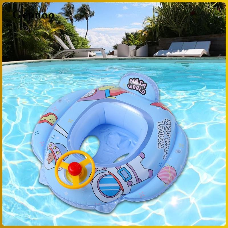 Gepnoo Kids Inflatable Pool Float Seat Surfing Water Raft Lounge Child ...