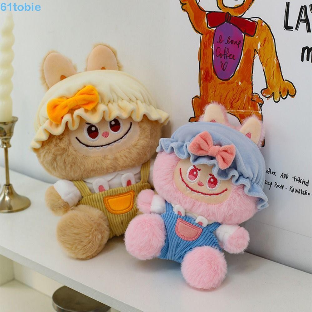 TOBIE Labubu Plush Stuffed Doll, Backpack Flower Cartoon Labubu Time ...