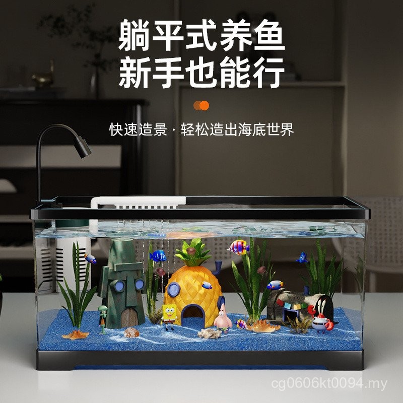 Photo inspiration: Fresh Look at Full Set New Spongebob Squarepants Small Living Room Goldfish Tank