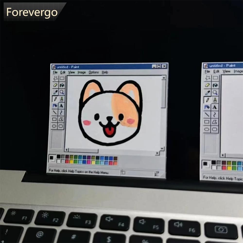 FOREVERGO 50Sheets Vintage Computer Drawing Board Notepad Retro Style ...