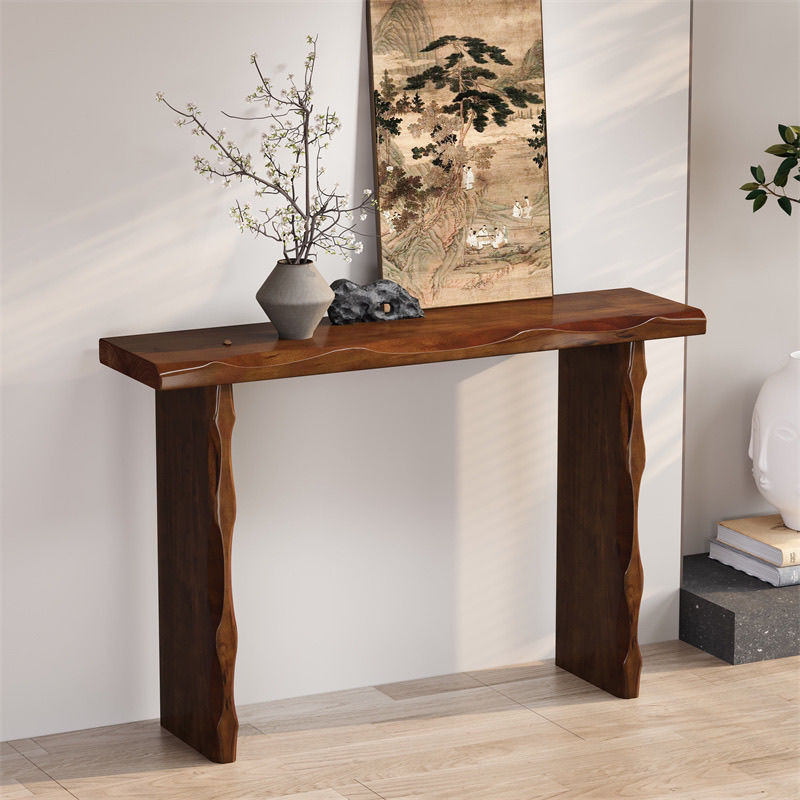 Solid wood console table offering table living room minimalist Nordic ...